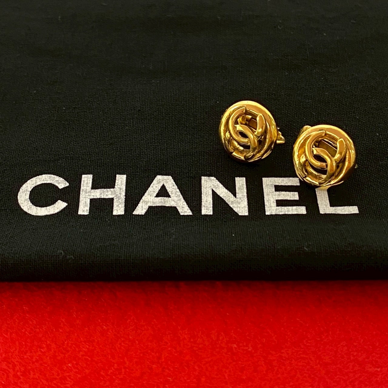 CHANEL シャネル ココマーク GP イヤリング ゴールド
 10010