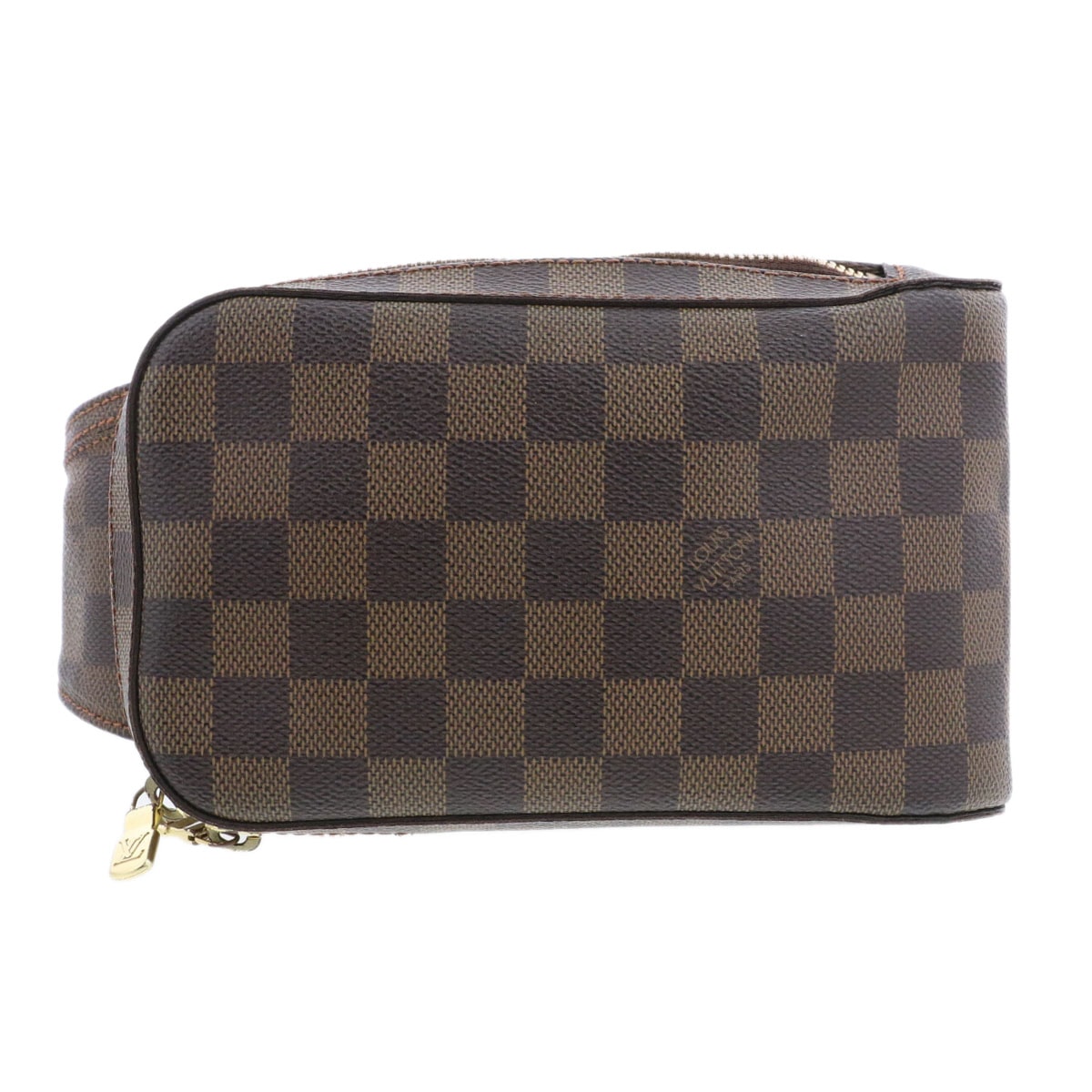 LOUIS VUITTON ルイ・ヴィトン ジェロニモス ボディバッグ N51994 ダミエキャンバス ブラウン エベヌ メンズ【中古】