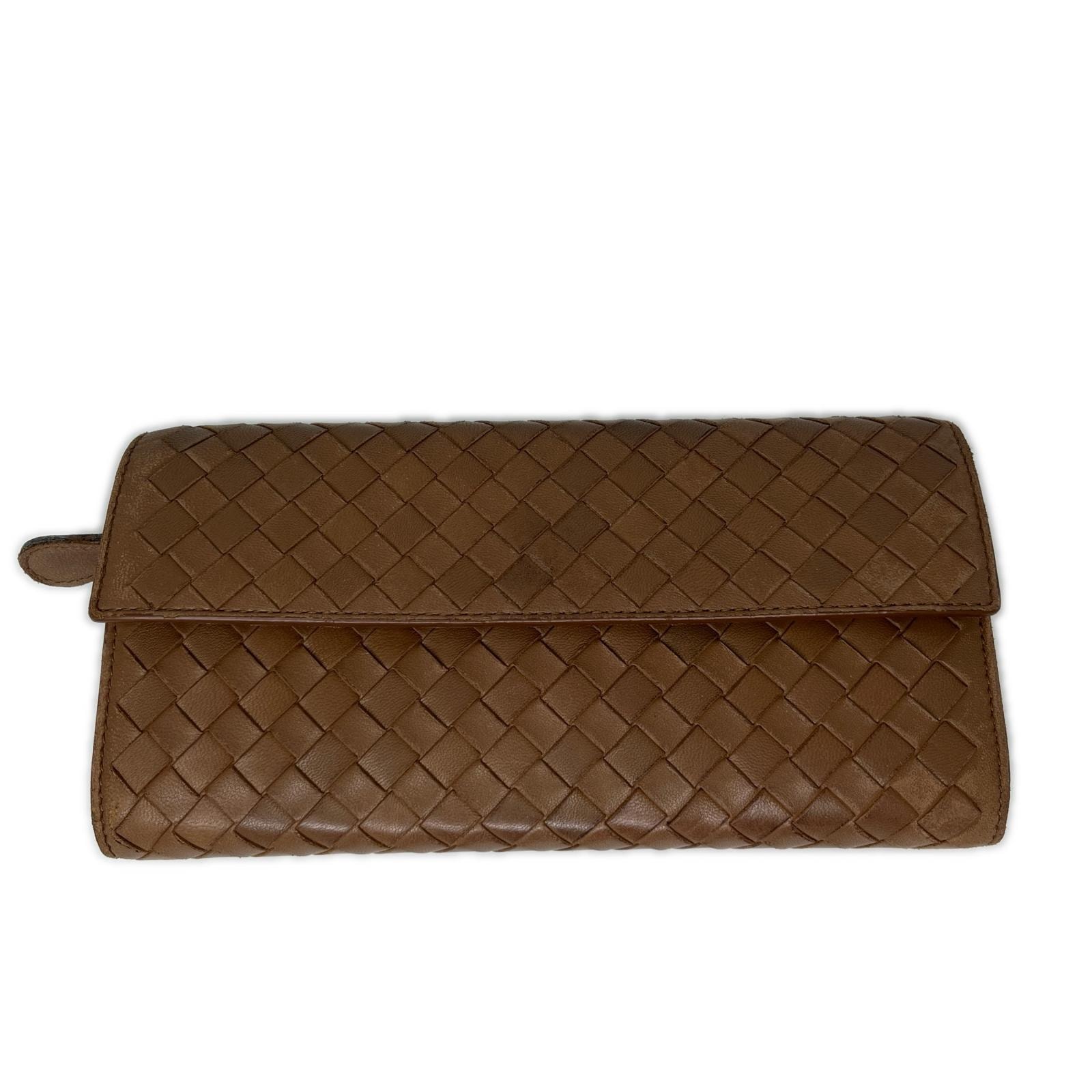 BOTTEGA VENETA ボッテガヴェネタ イントレチャート 長財布 150509 V0013 ブラウン