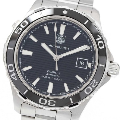 ☆美品 タグホイヤー アクアレーサー キャリバー5 メンズ 【中古】