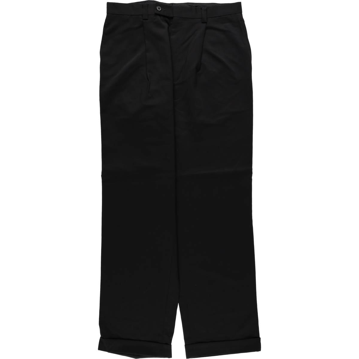 古着 カルバンクライン Calvin klein ウールパンツ ワンタック スラックス メンズw34相当/eaa664278