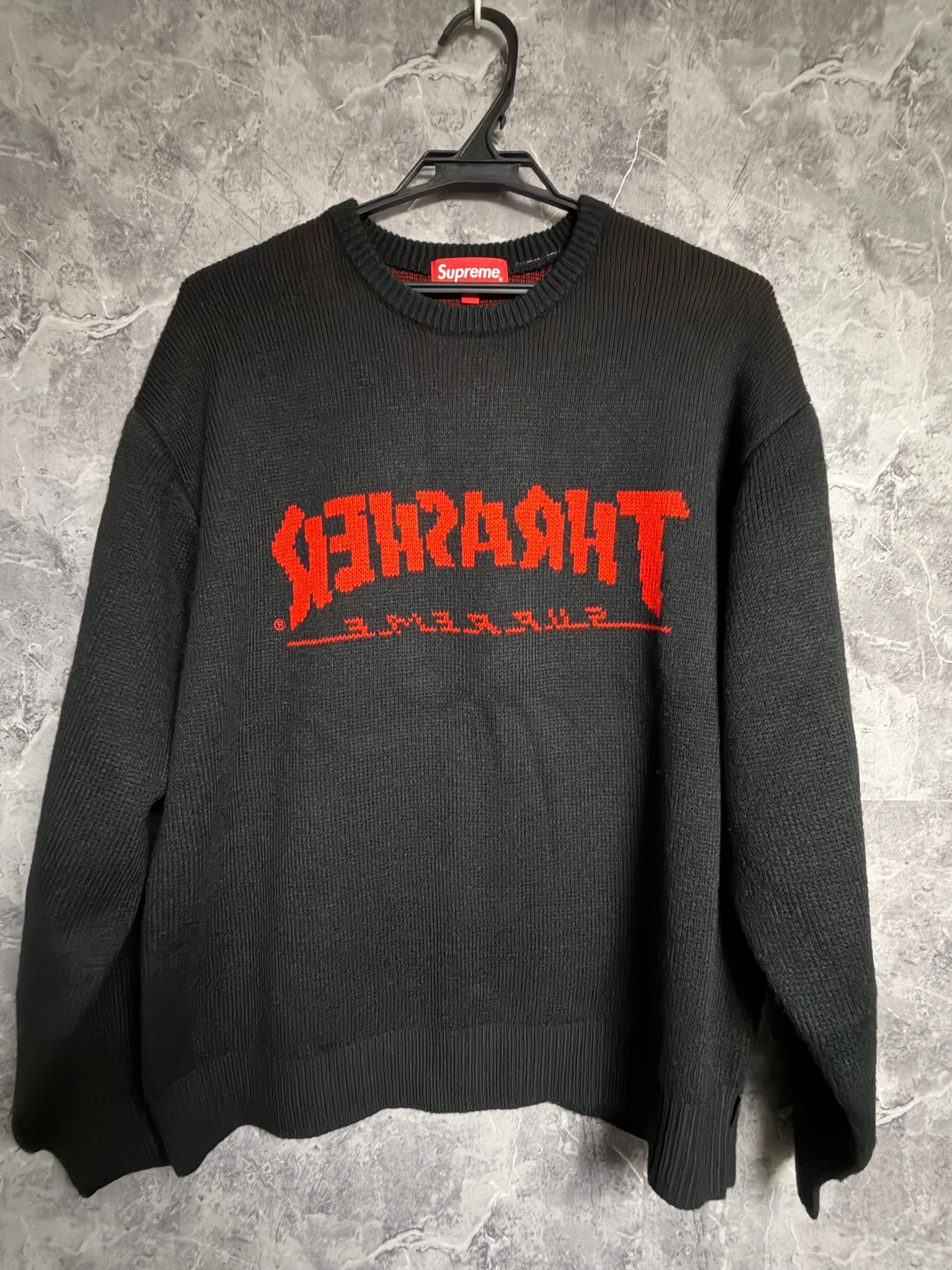 Supreme x THRASHER Sweater "Black"