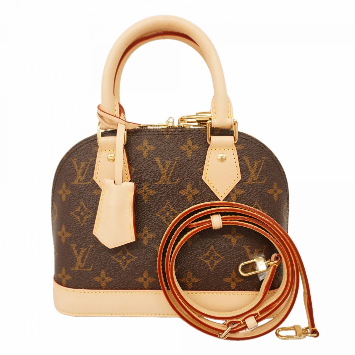 【6dc2763-h】ルイヴィトン ハンドバッグ モノグラム アルマBB M46990 ブラウン 2wayバッグ【中古】レディース