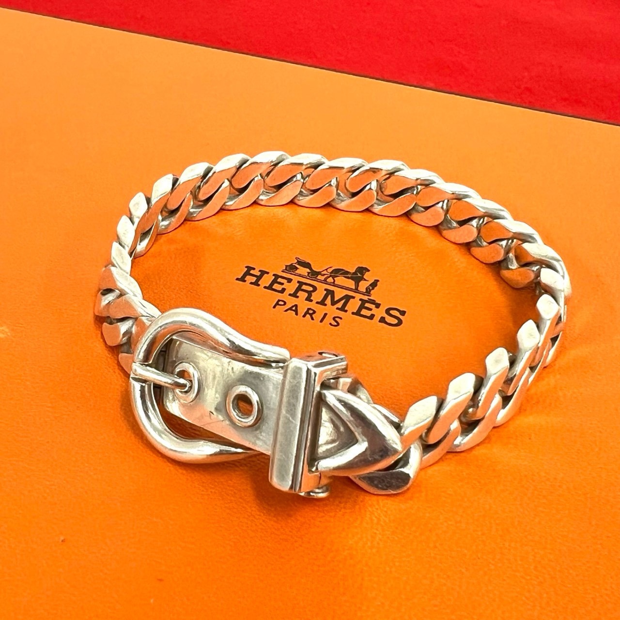 HERMES エルメス ブックルセリエ PM ブレスレット シルバー925 ブレスレット シルバー
 81466