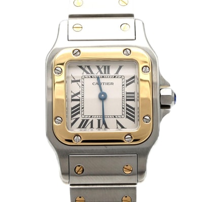 カルティエ サントスガルベSM コンビ W20012C4 SSxYG クォーツ