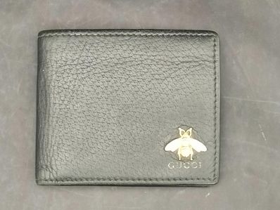 GUCCI Animalier Leather Coin Wallet
