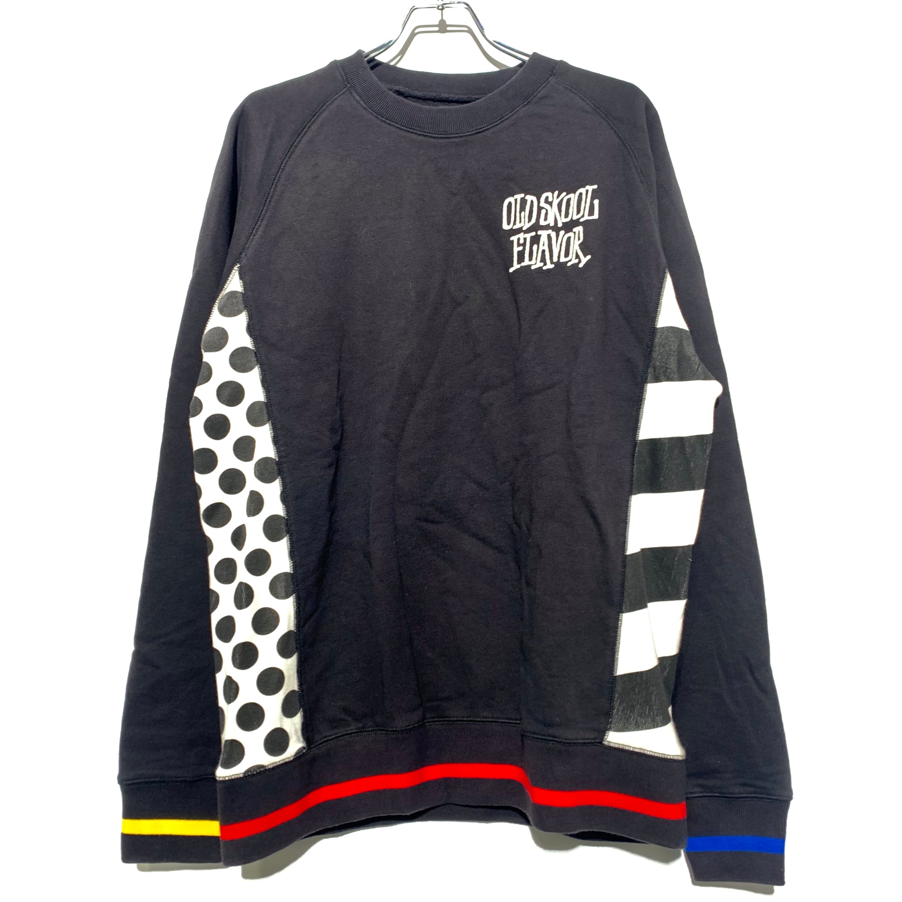 STUSSY OLD SKOOL FLAVOR SWEAT SHIRT Black