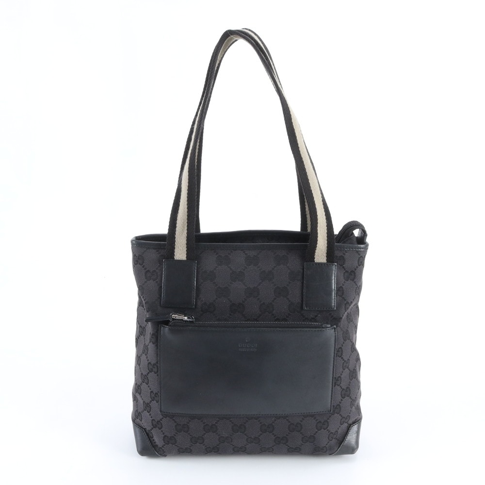 ■美品 グッチ GGキャンバス 019 0402 トート バッグ