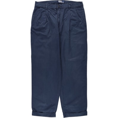 古着 ラルフローレン Ralph Lauren POLO by Ralph Lauren HAMMOND PANT ツータック チノパンツ メンズw35相当/eaa676071