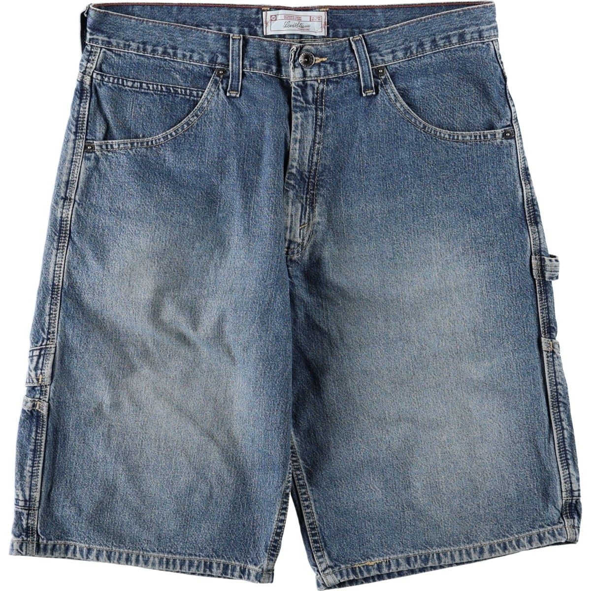 古着 00年代 リーバイス Levi's SIGNATURE デニムペインターショーツ ハーフパンツ メンズw36相当/eaa669761