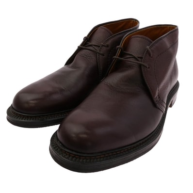ALDEN オールデン ブーツ 14714 レザソウル別注 レザー チャッカ ブーツ ダークブラウン系 ブラック系 6.5【中古】