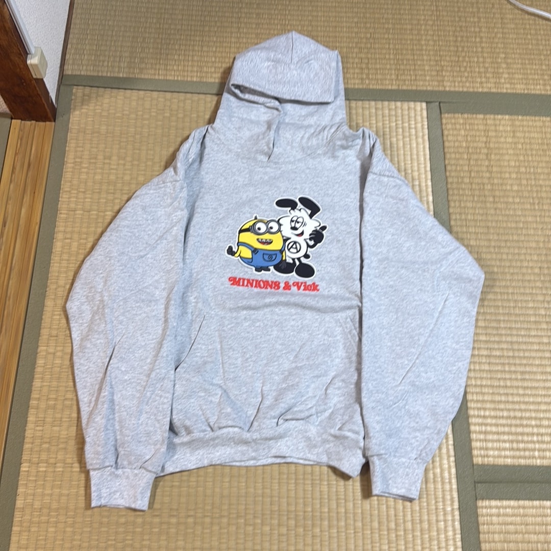 Wasted Youth x MINIONS MINIONS x VICK HOODIE "Grey" / VERDY