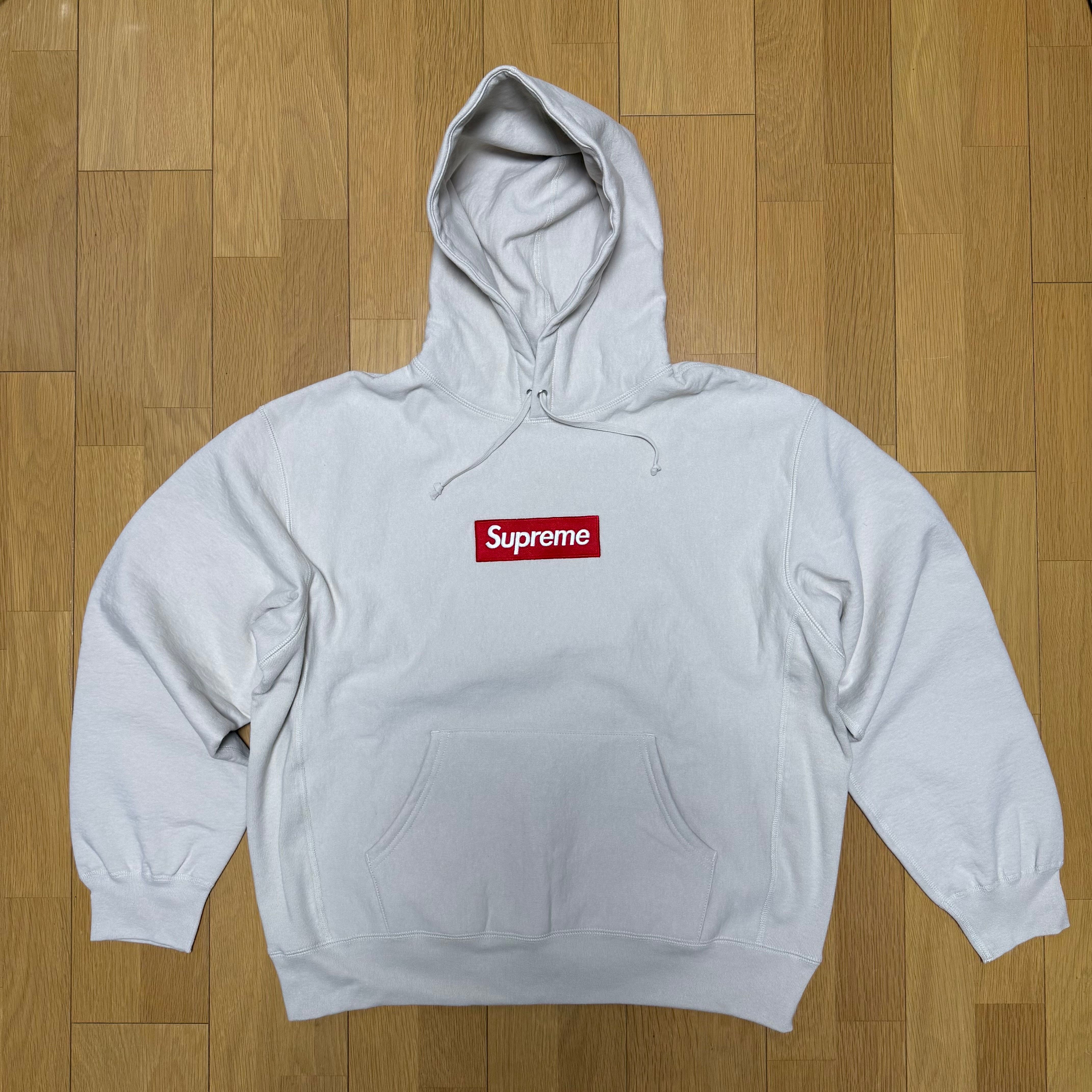 Supreme Box Logo Hooded Sweatshirt "Stone" (24FW)