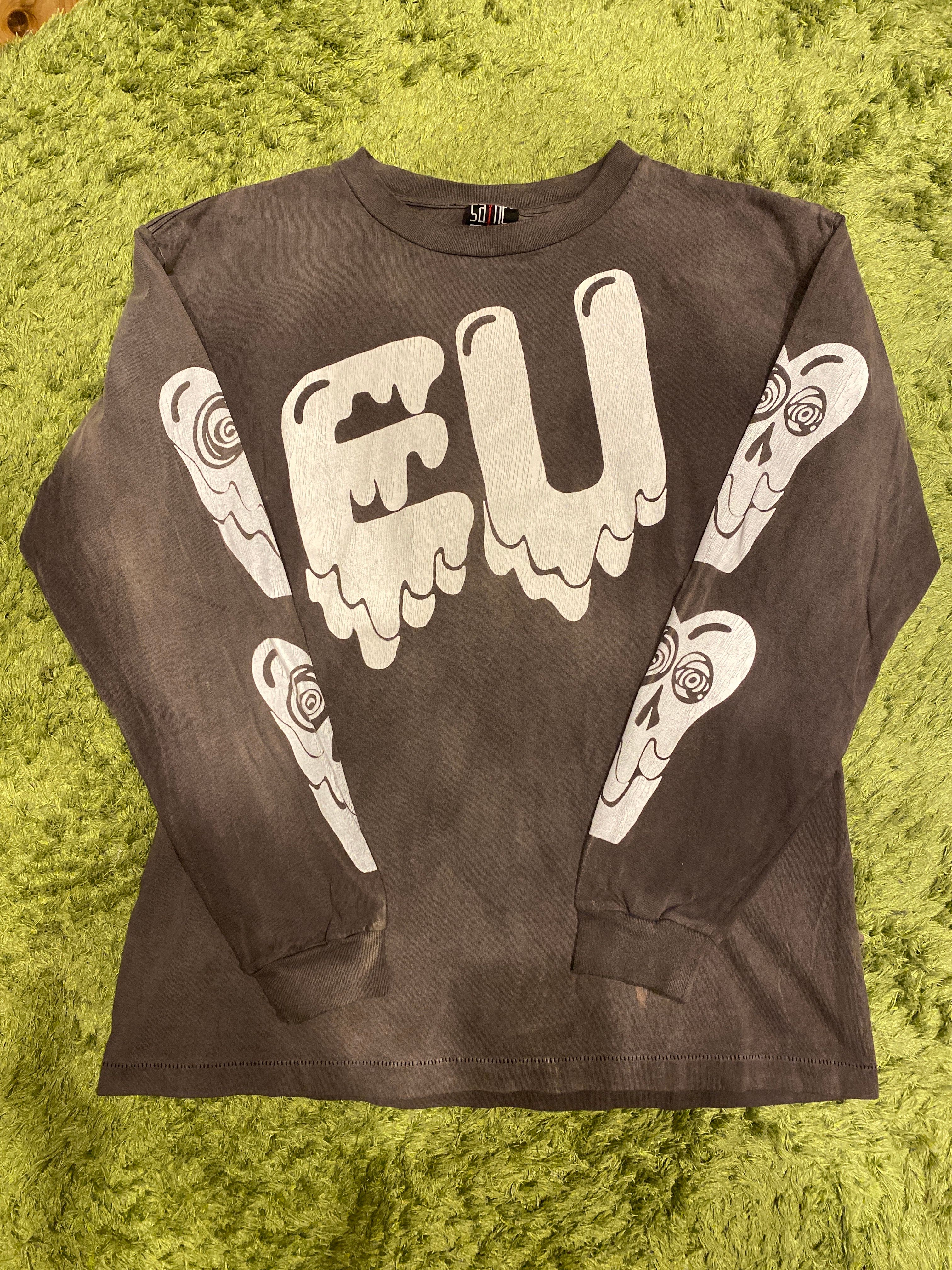 SAINT Mxxxxxx EMOTIONALLY UNAVAILABLE EU STM L/S TEE "Grey"