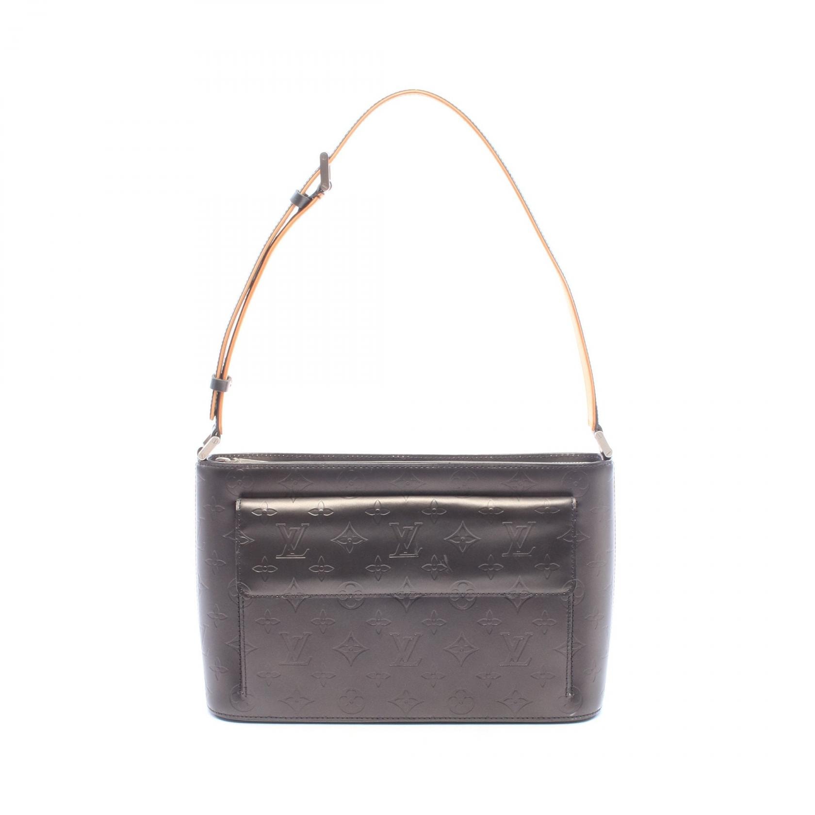 ルイ・ヴィトン LOUIS VUITTON アルストン ショルダーバッグ バッグ レザー モノグラム・マット ノワール レディース ブラック系 M55122 【中古】