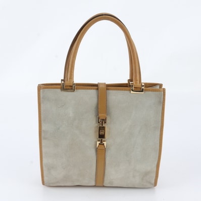 ■美品 グッチ ジャッキー 002 1065 ハンドバッグ レザー