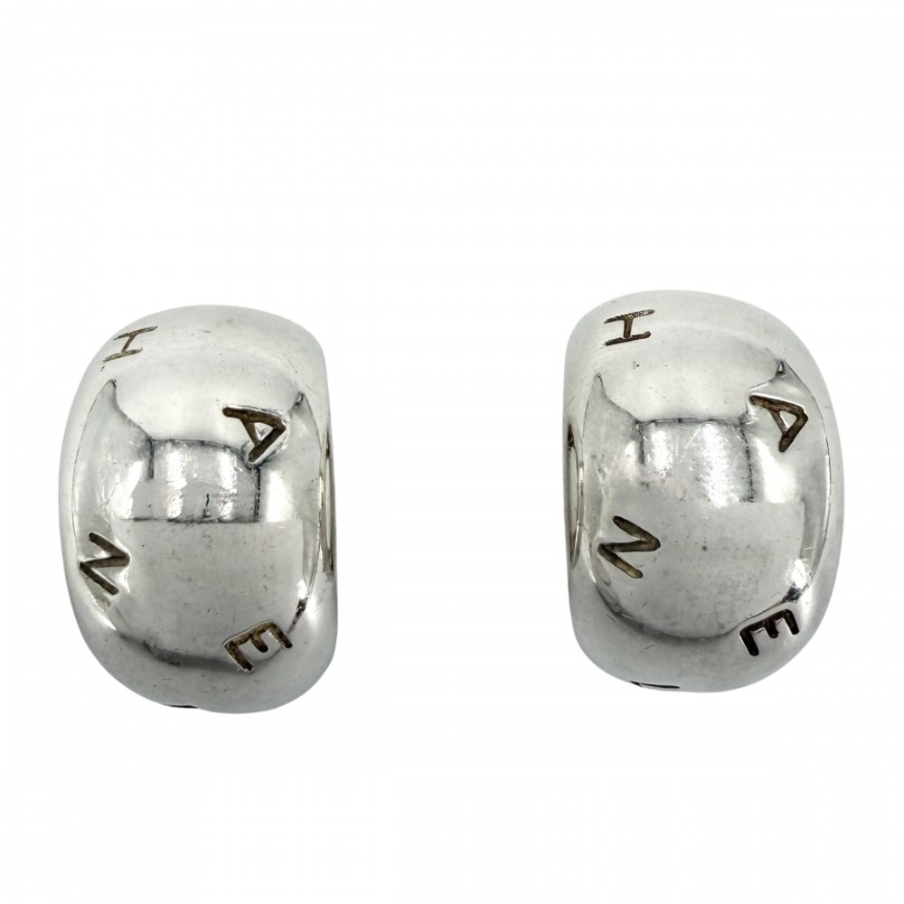 CHANEL シャネル イヤリング ロゴ ヴィンテージ アクセサリー シルバー925    レディース 約18.8g【中古品】