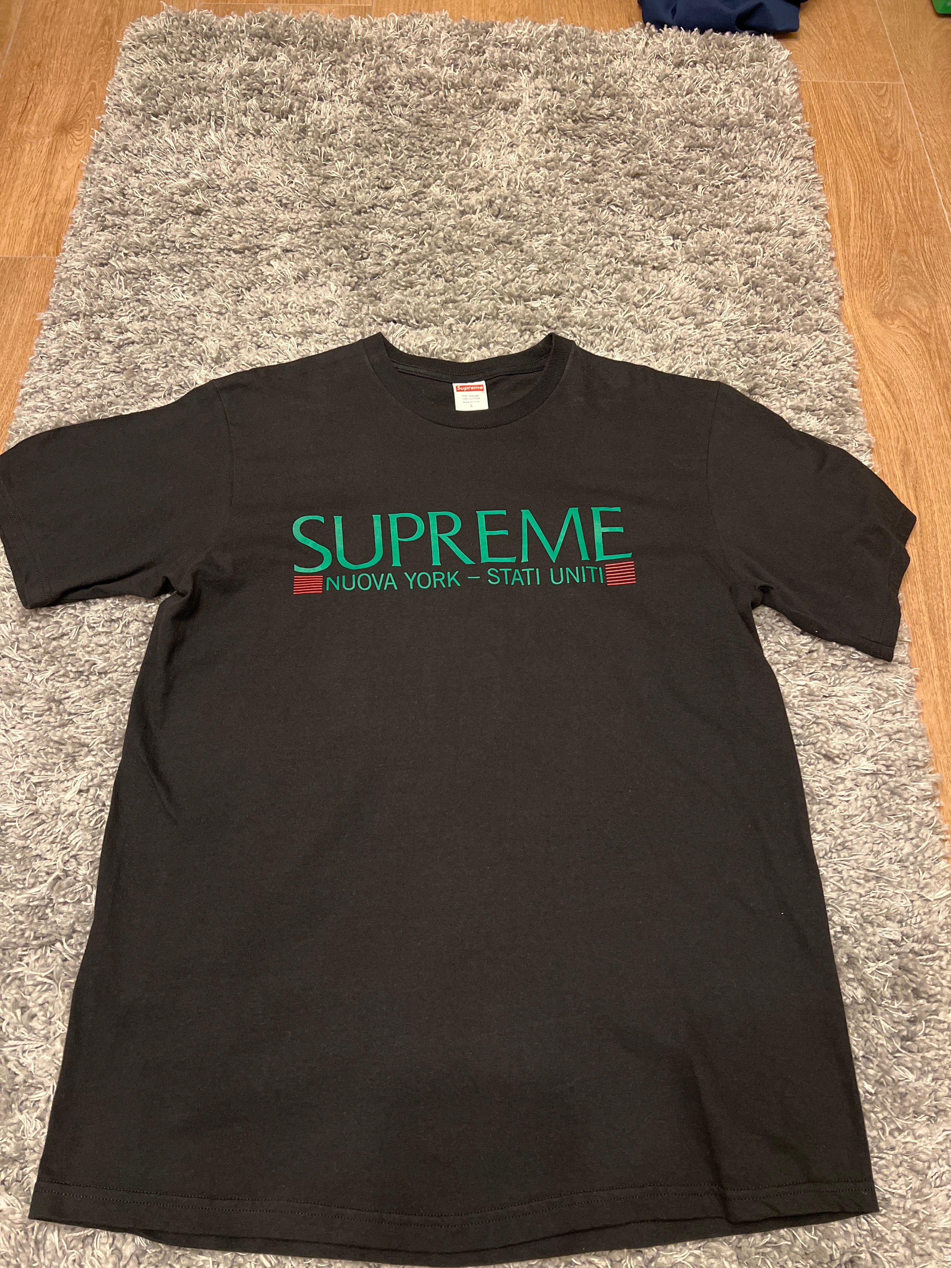 Supreme Nuova York Tee "Black"