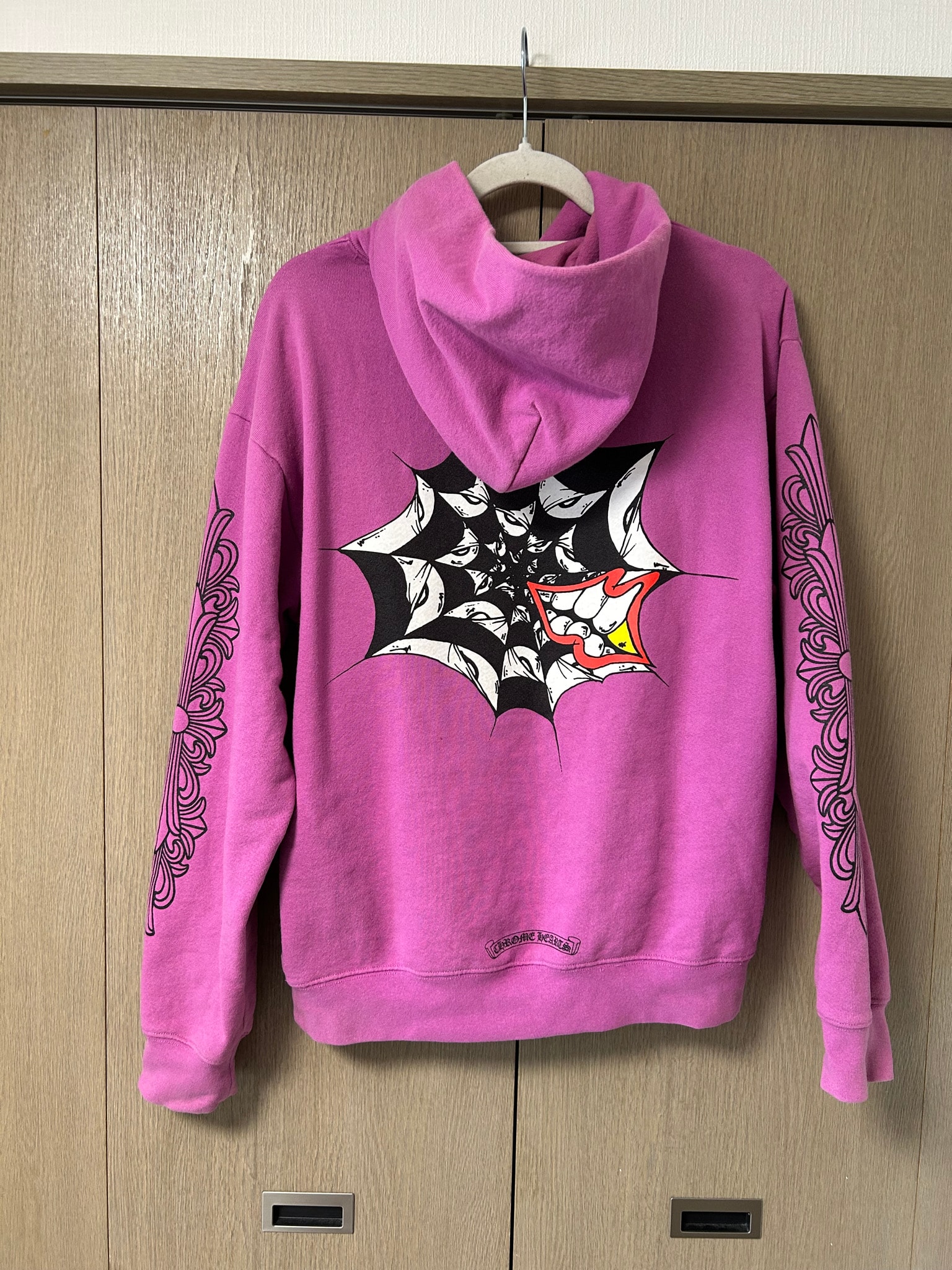 Chrome Hearts Matty Boy Spider Web Hoodie "Purple"