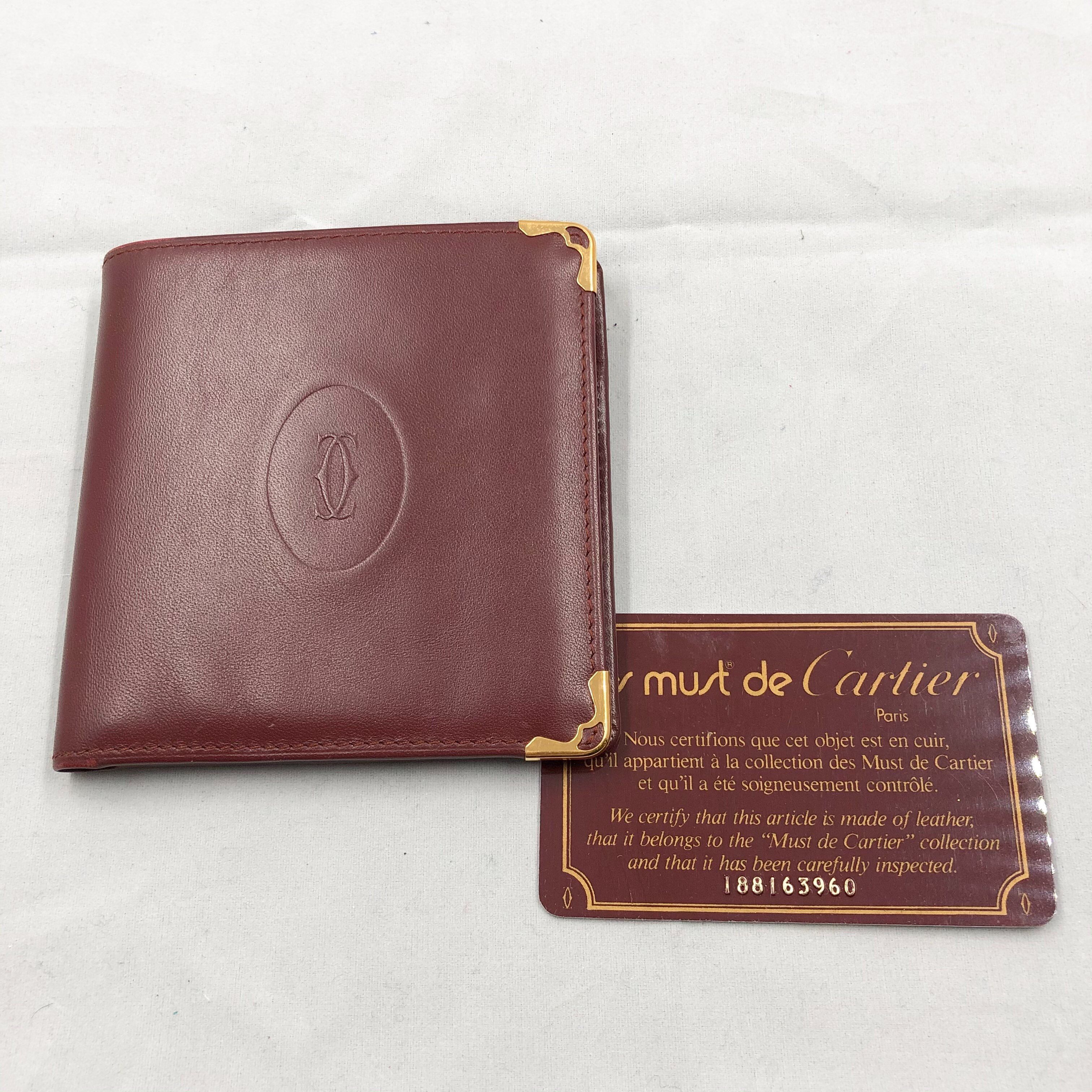 Cartier Must de Cartier Compact Wallet