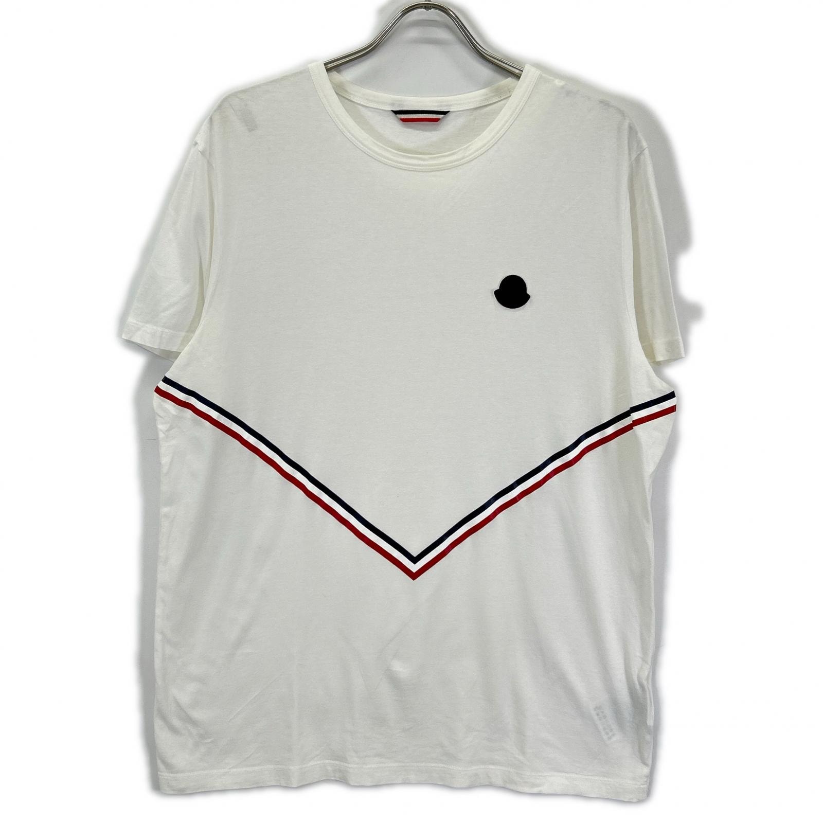 モンクレール MAGLIA T SHIRT トリコロール 半袖Tシャツ XL
