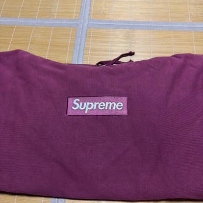Supreme Box Logo Hooded Sweatshirt "Plum" (21FW)