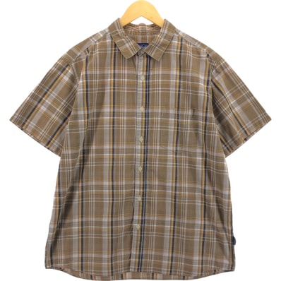 古着 00年代 パタゴニア Patagonia ORGANIC COTTON オーガニックコットン 54840S9 半袖 コットン チェックシャツ メンズL相当/eaa560872