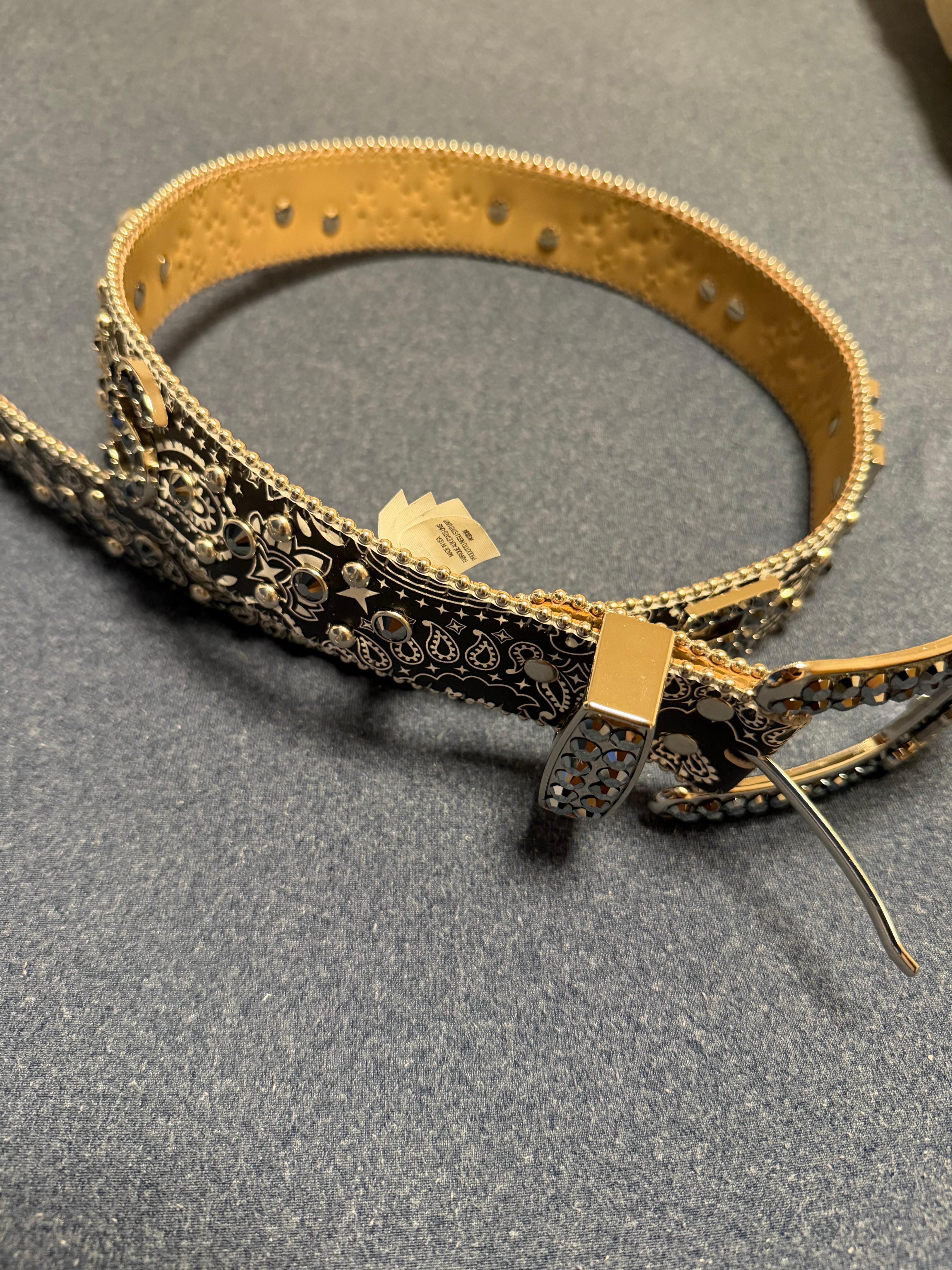 Supreme x b.b. Simon Bandana Belt "Black"