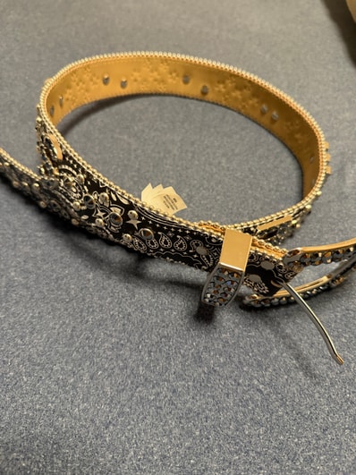 Supreme x b.b. Simon Bandana Belt "Black"