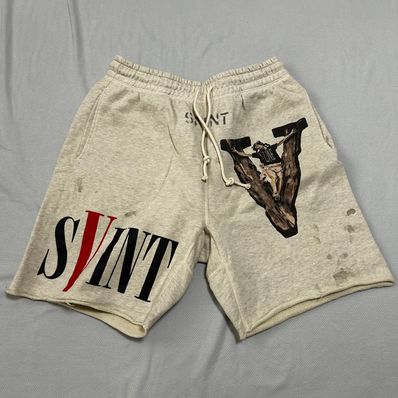 SAINT Mxxxxxx 22SS VLONE SWEAT SHORTS "Grey"