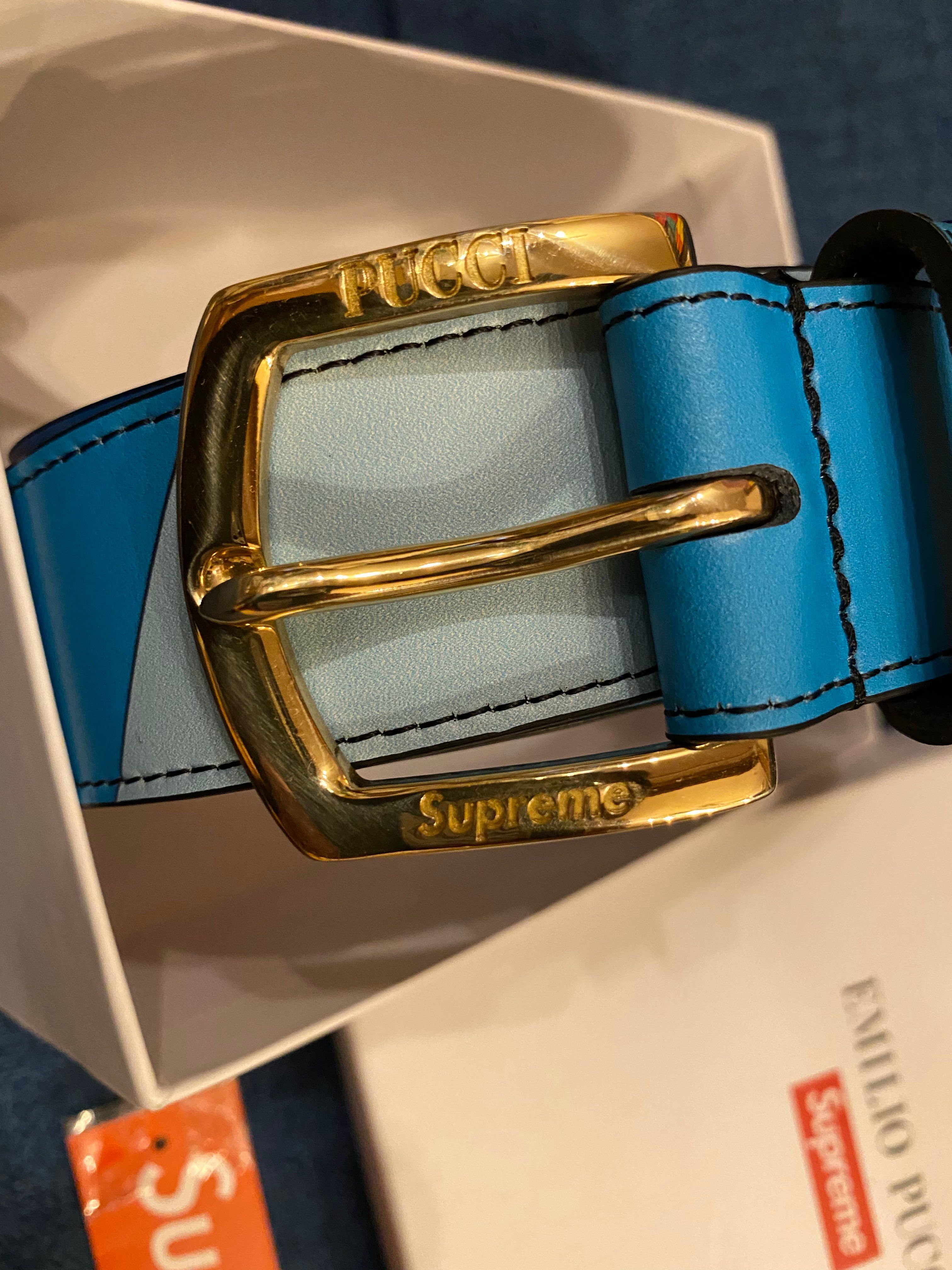 Supreme / Emilio Pucci® Belt "Blue"