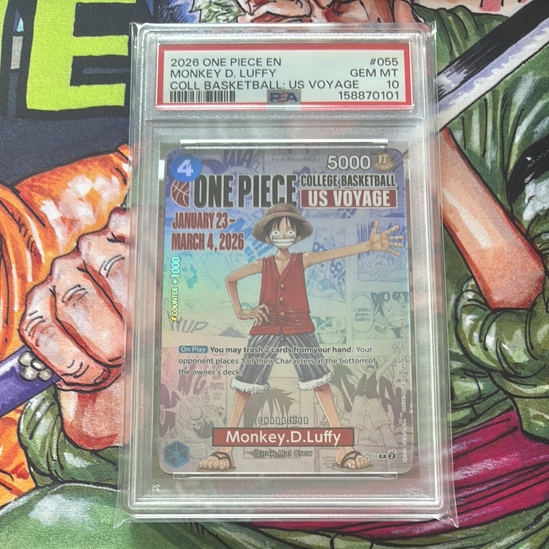 PSA10】モンキー・D・ルフィ：P (開封済) [P-055]【英語版