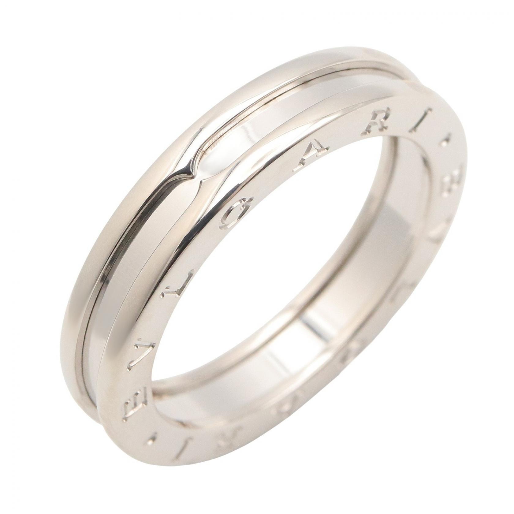 ブルガリ BVLGARI B-zero1 リング 1バンド リング・指輪 ジュエリー K18WG(ホワイトゴールド) メンズ レディース シルバー系 346566 【中古】