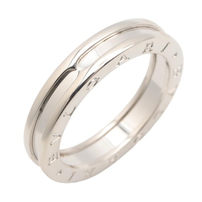 ブルガリ BVLGARI B-zero1 リング 1バンド リング・指輪 ジュエリー K18WG(ホワイトゴールド) メンズ レディース シルバー系 346566 【中古】