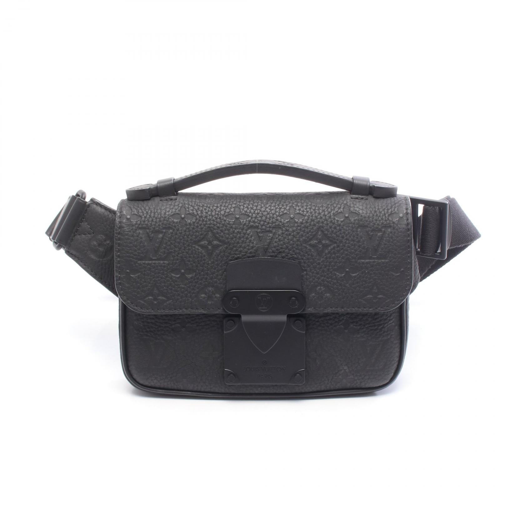 ルイ・ヴィトン LOUIS VUITTON Sロック スリングバッグ ノワール ウエストバッグ ボディバッグ バッグ レザー レディース ブラック系 M58487 【中古】