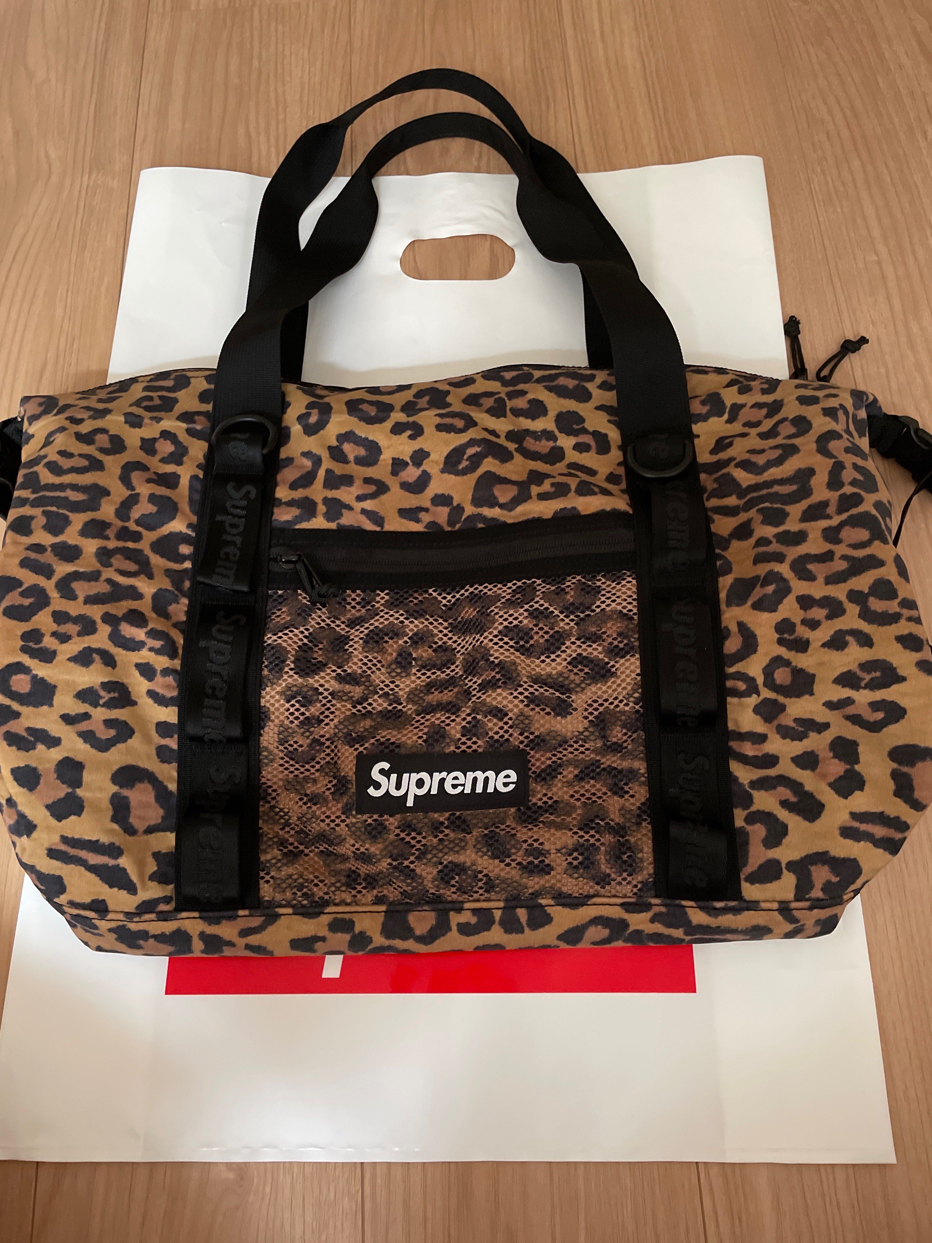 Supreme Zip Tote 25L "Leopard" (20FW)