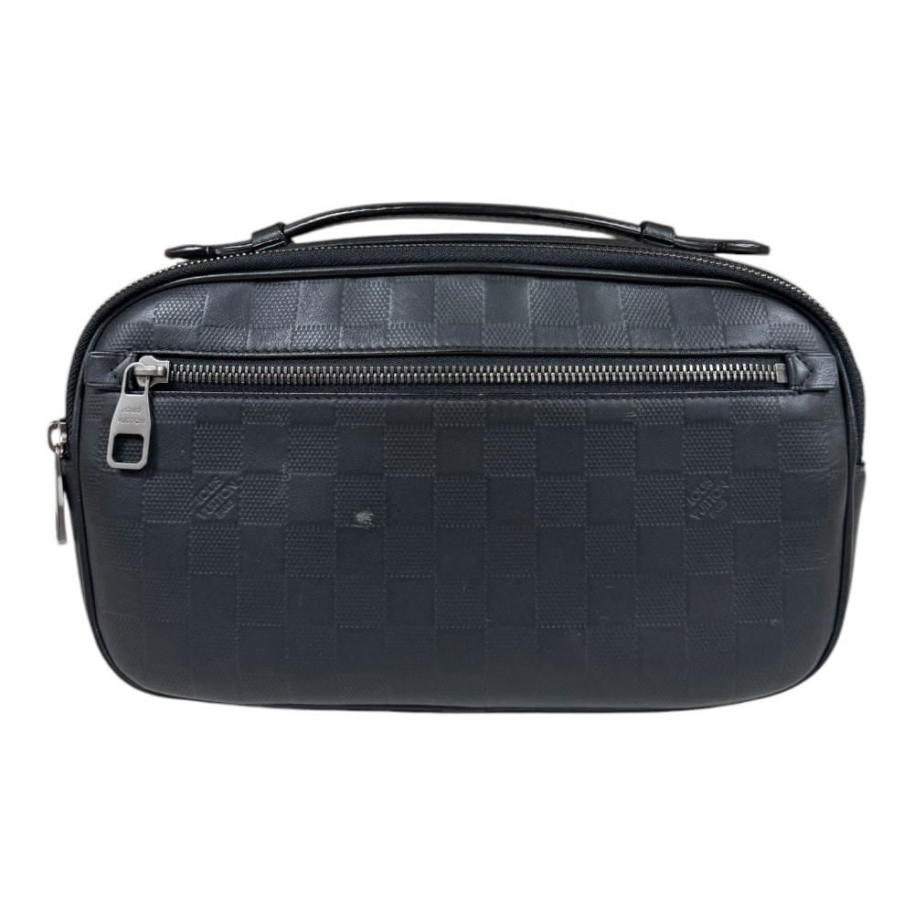 ルイヴィトン アンブレール ダミエアンフィニ ボディバッグ ダミエアンフィニ N41288 ブラック メンズ LOUIS VUITTON  中古