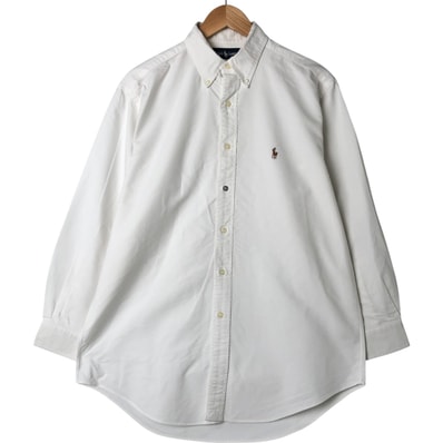 古着 ラルフローレン Ralph Lauren YARMOUTH 長袖 ボタンダウンシャツ メンズM相当/eaa543527