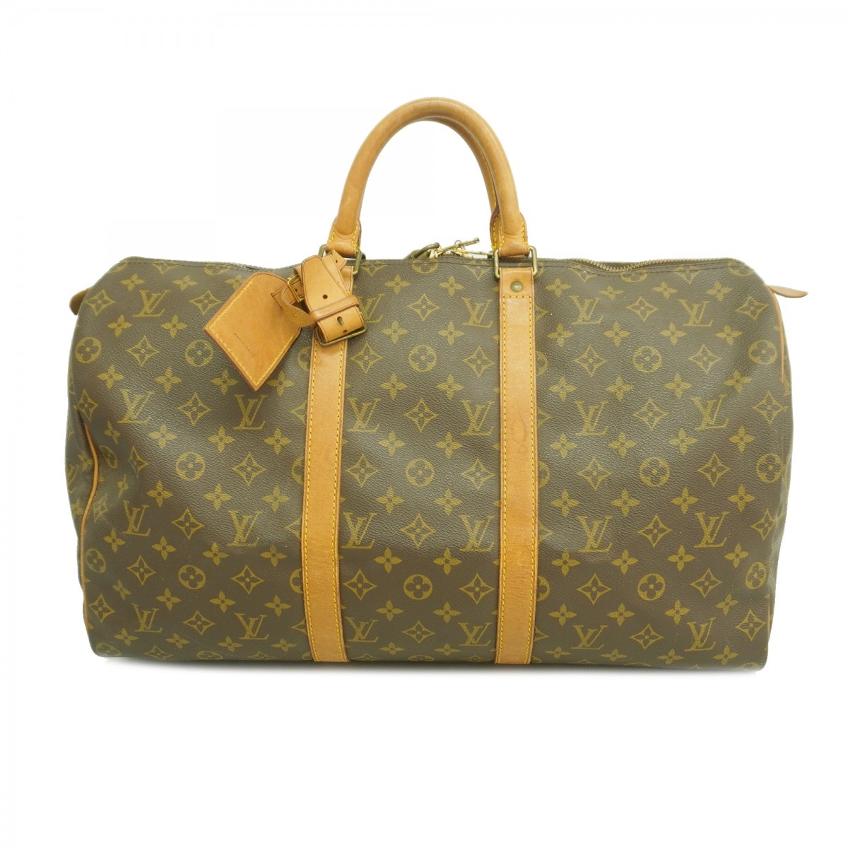 【6dd5185】ルイヴィトン ボストンバッグ モノグラム キーポル50 M41426 ブラウン【中古】メンズ レディース ユニセックス