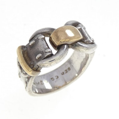 【ヴィンテージ】エルメス モンテヴィデオ リング