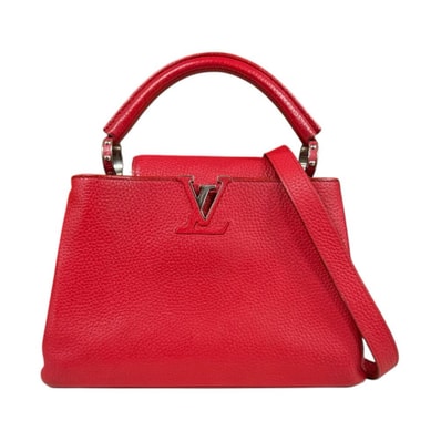 ルイヴィトン カプシーヌBB LV トリヨンレザー ショルダーバッグ トリヨンレザー M94754 レッド レディース LOUIS VUITTON 中古