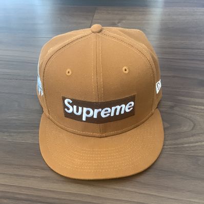Supreme Money Box Logo New Era "Brown"