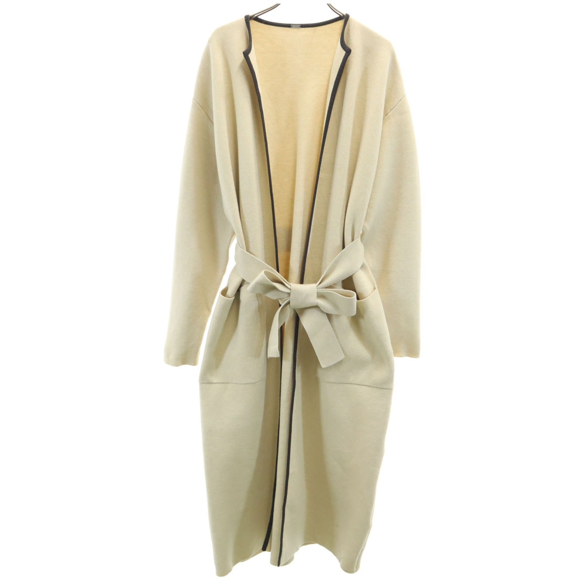 Mila Owen ミラオーウェン 長袖 ロング カーディガン ベージュ系 ニット