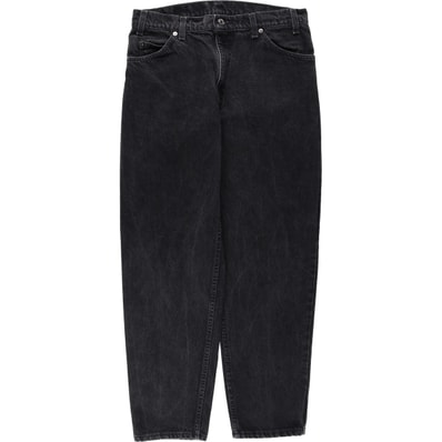 古着 90年代 リーバイス Levi's 40550-4159 オレンジタブ ブラックデニム テーパードデニムパンツ USA製 メンズw33相当 ヴィンテージ/eaa663409