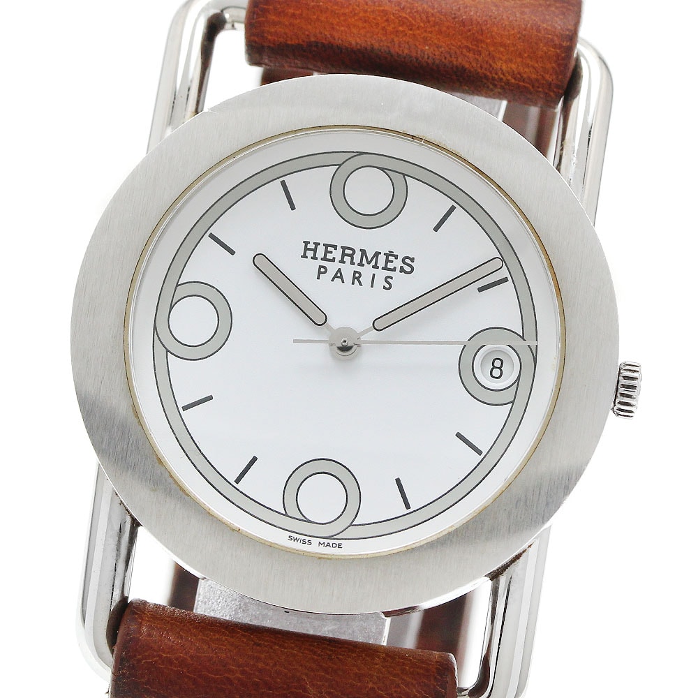 エルメス バレニアロンド デイト BR1.710 レディース 【中古】