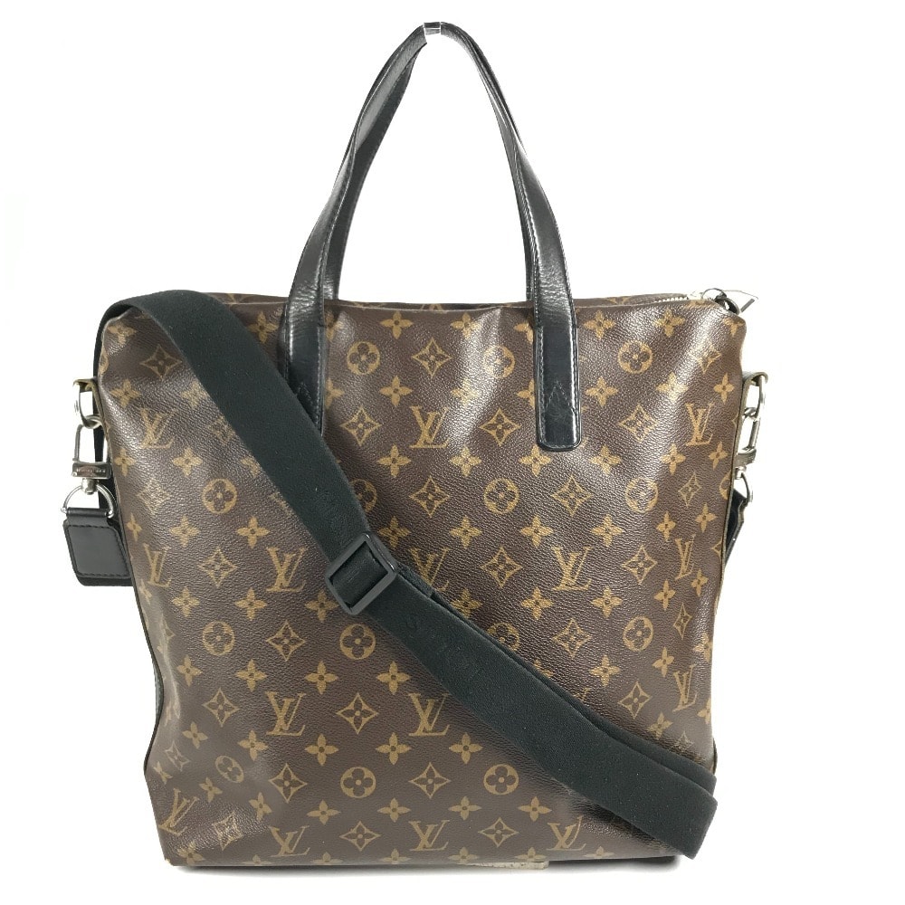 ルイヴィトン LOUIS VUITTON キタン M40388 モノグラムマカサー ビジネスバッグ ハンドバッグ カバン 2WAYバッグ トートバッグ モノグラムマカサーキャンバス ブラウン
