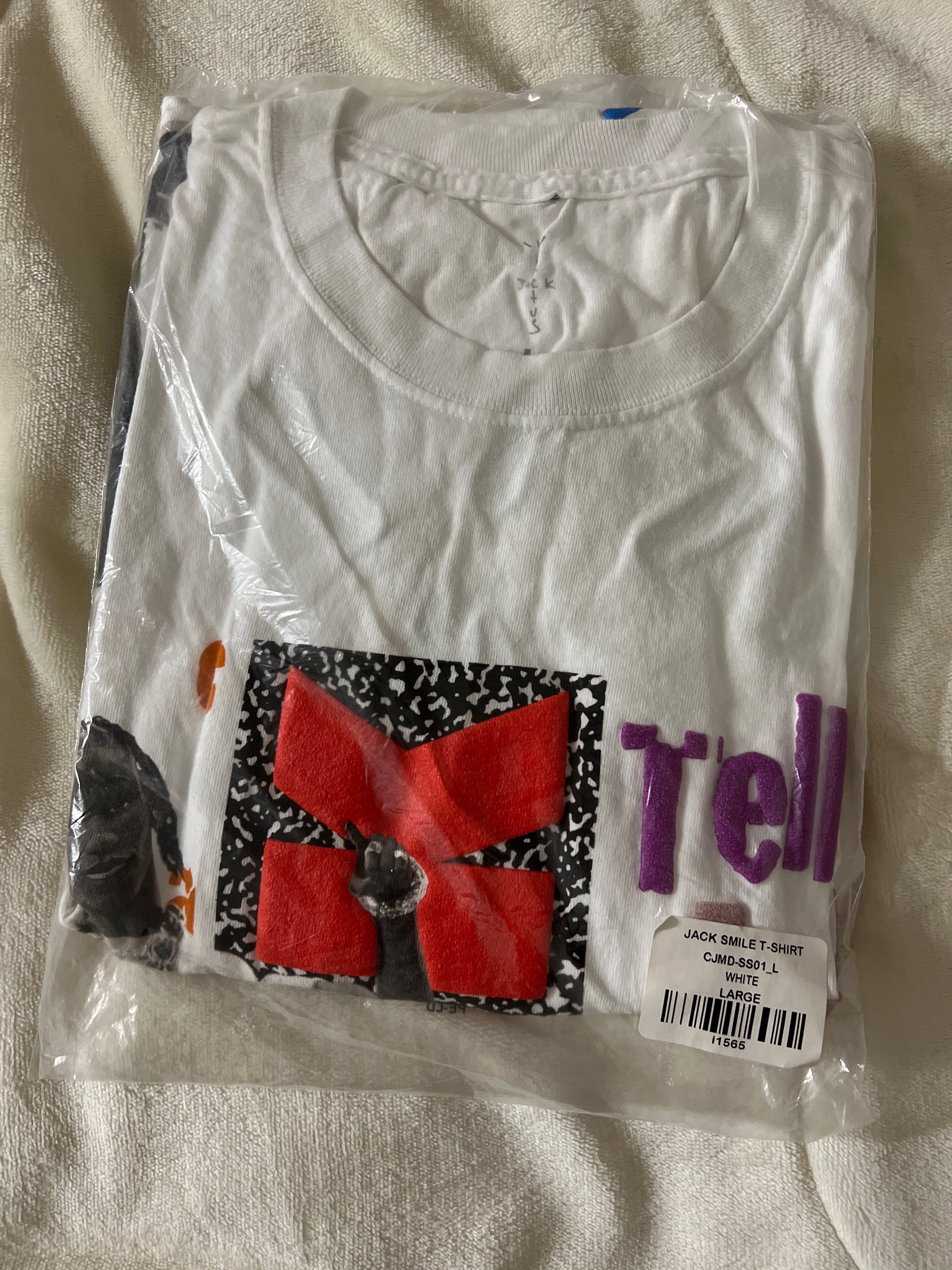 Travis Scott Cactus Jack x McDonald's Jack Smile T-Shirt "White"