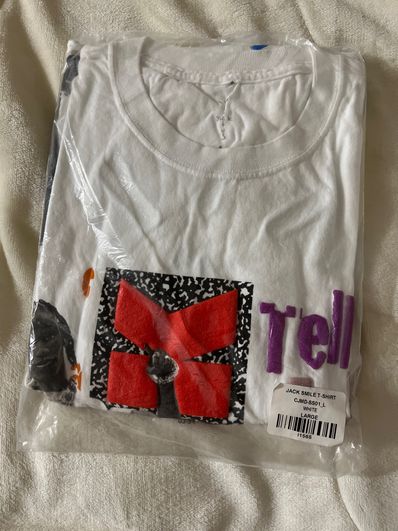 Travis Scott Cactus Jack x McDonald's Jack Smile T-Shirt "White"