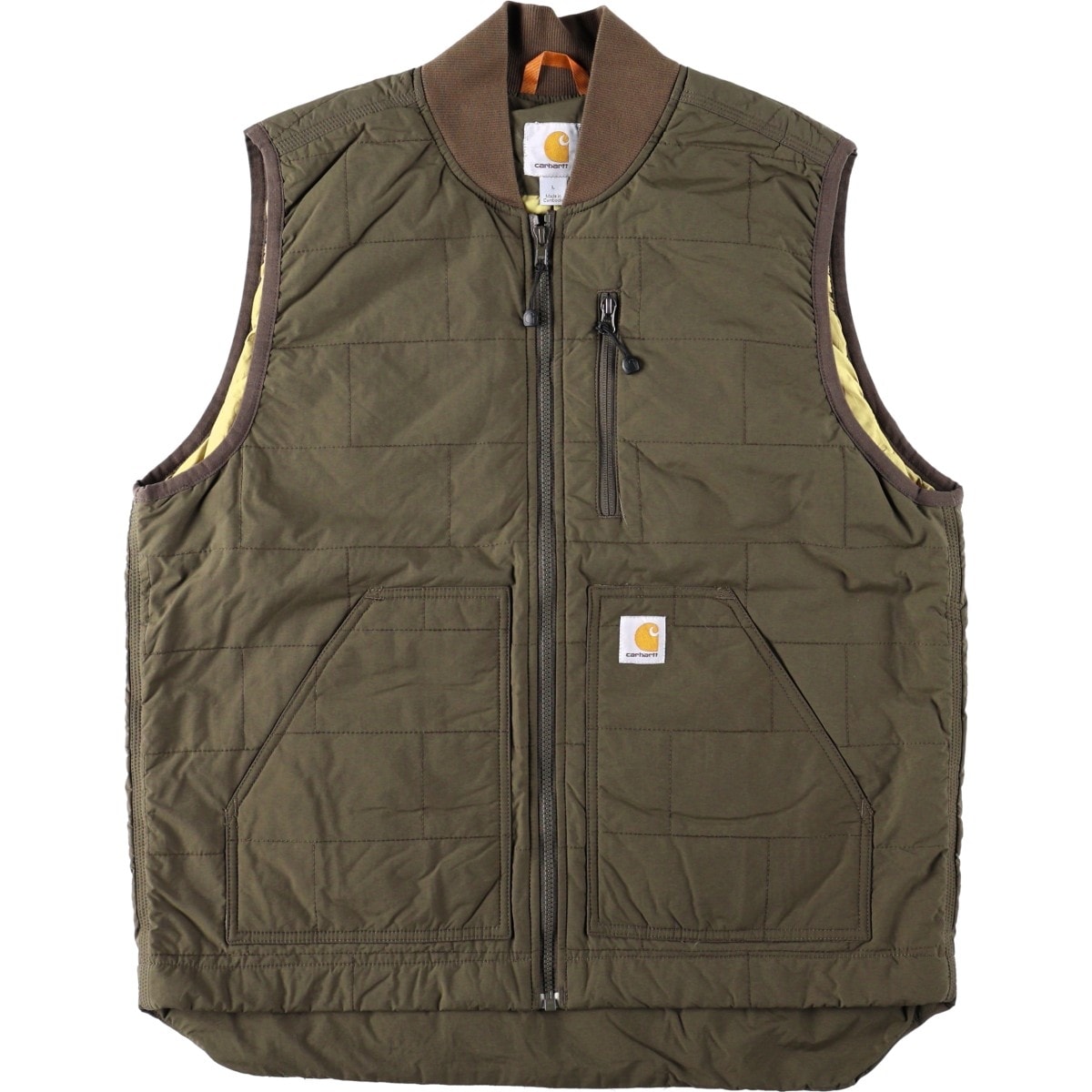 古着 カーハート Carhartt キルティングベスト メンズL相当/eaa678892