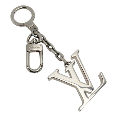 ☆☆LOUIS VUITTON ルイヴィトン LV イニシャル キーホルダー M01192 シルバー メタル チャーム キーリング